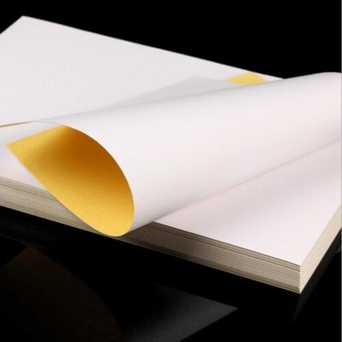 Free Shipping 100pieces A4 White blank Self Adhesive for Laser Inkjet Printer Sealing Stickers Packaging Gift Label