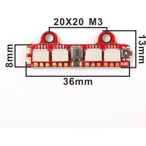 HGLRC 2812 LED Controller 2-6S 5V 2A BEC for RC FPV Racing Freestyle