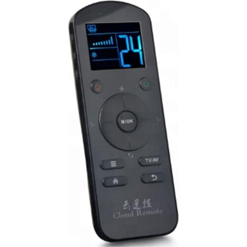 Top Quality Universal Portable Mini Wireless Black Intelligent Cloud Remote Control For Smart Android TV BOX