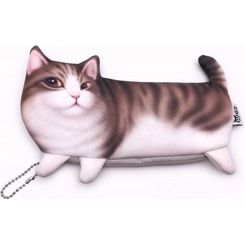 1PCS Coffee Cat Puppets Cute Cartoon Biological Animal Finger Plush Toys Child Baby Favor Dolls Tell Story Props Boys