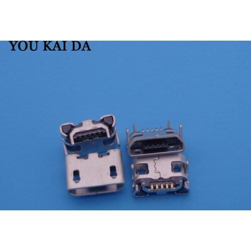 10pcs/lot Mini Micro USB DC Charging Socket Port Dock Connector replacement for HTC M7mini 601e one mini2 desire 620G 620
