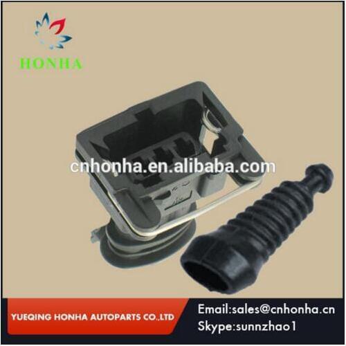 10pcs/lot Tyco/Amp 3 Pin/Way Junior Power Timer (JPT) MAP Sensor Plug Housing Automotive Connector With Rubber Boot 282191-1