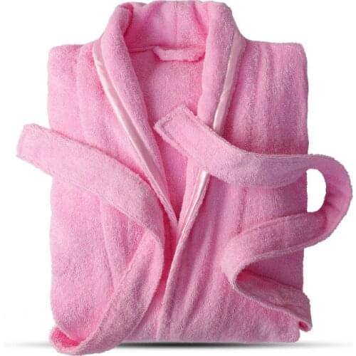 100% Cotton Robes for Women Summer Dressing Gown Femme Plus Size Towel Bathrobe Bridesmaid Bath Robe Men Sleepwear