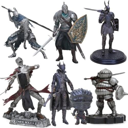 GUCHABEL Dark Souls Heroes of Lordran Siegmeyer Black Knight Faraam Artorias PVC Figure Collectible Model Toy Kids Birthday Gift