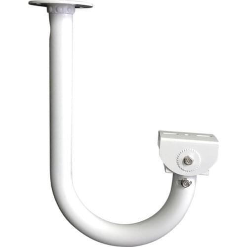 J Type 30cm Length Adjustable Aluminum Alloy Indoor Outdoor Wall Pendant Ceiling Mount Security CCTV Camera Bracket Support