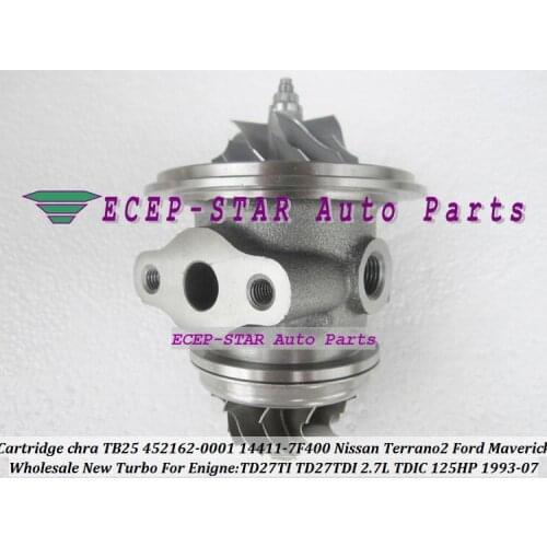 Free Ship Turbo Cartridge CHRA TB25 452162 452162-5001S 14411-7F400 For Nissan Terrano II 93- MAVERICK TD27TI TD27TDI 2.7L 125HP