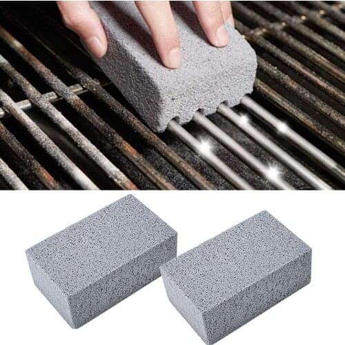 BBQ Grill Cleaning Brick Block Barbecue Cleaning Stone BBQ Racks Stains Grease Cleaner BBQ Tools Kitchen Decorating Gadgets