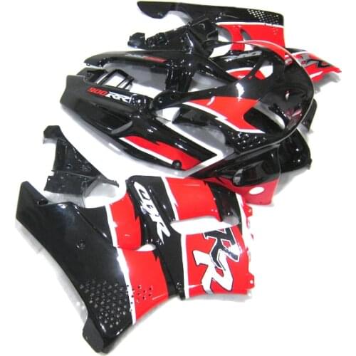 Aftermarket fairing kit for HONDA CBR900RR 893 1996 1997 Red Black Fairings CBR893RR 96 97 XF54