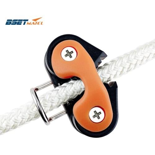 Composite Ball Bearing Cam Cleat with leading Ring Pilates Equipment Boat Fast Entry Rope Wire Fairlead Sailing Accessories