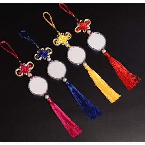 Commemorative Coin Collection Box Chinese Knot Coin Round Box Car Pendant Wuyishan Ancient Coin Silver Dollar Protection