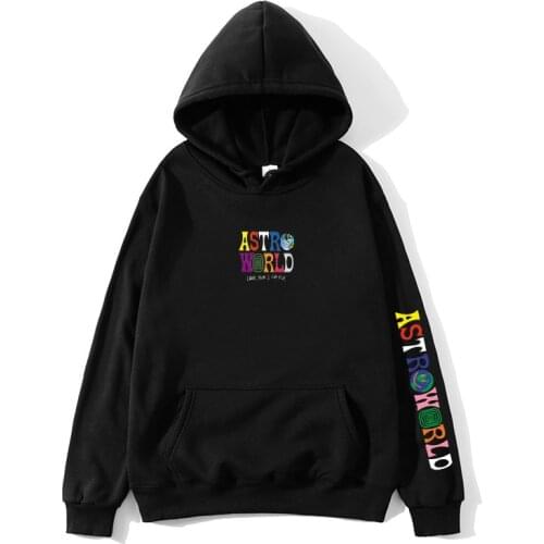 Mens Streetwear Sweatshirts TRAVIS SCOTT ASTROWORLD Hope You Are Here HOODIES Fashion Letters ASTROWORLD HOODIE Pullover