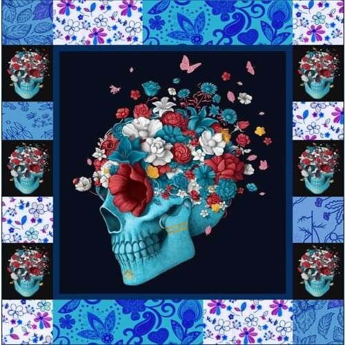 NEW Creative Skulls 3D Printing Mat Halloween party Decor Area Rugs Soft Flannel Memory Foam Home Large Carpets for Living Room