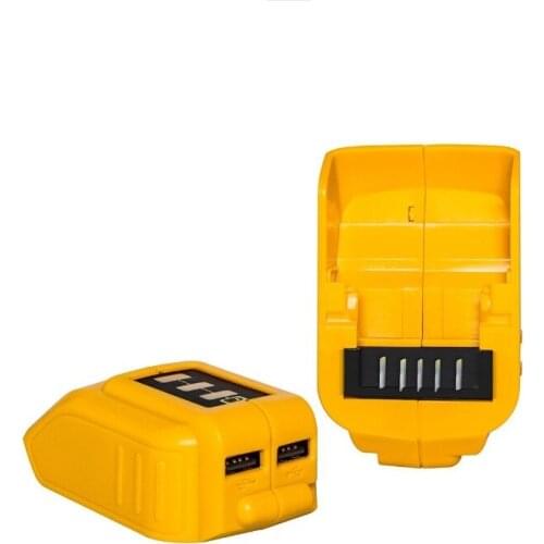 New USB Converter For DEWALT Li-ion Battery 12V/20V Max Cordless USB Converter Adapter Power Supply can charging your phone