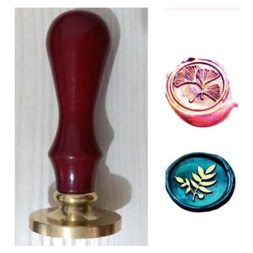 Retro Wooden Stamp Antique Sealing Wax Seal Stamp Flower Palm Seal Post Stamps Decorative Flower Stamp Wedding Gift Decor