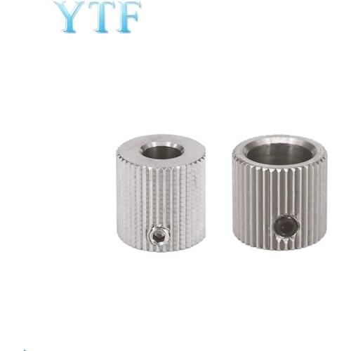 MK7 MK8 Gear Stainless Steel Extruder Feeder Driver Pulley 3D Printers Parts Wheel 40 Teeth Bore 5mm 8mm Part