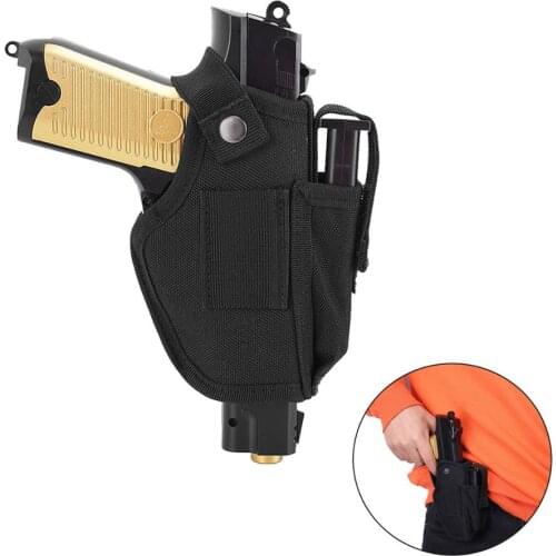 Tactical Pistol Gun Holster 1000D Airsoft Concealed Carry Handgun Holster Pouch IWB Universal Belt Clip Gun Case Holder