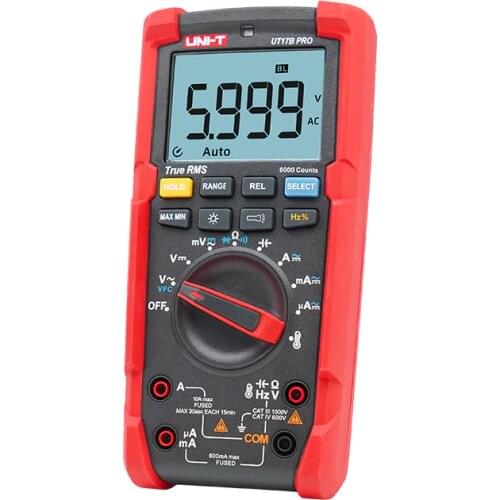 UNI-T UT15B PRO/UT17B PRO Industrial Waterproof Multimeter IP65 Flashlight Measuring Voltage True RMS Values Digital Multimeter