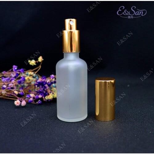 VP08BM-50ML Frosting Straight Round Perfume Bottle Essential Oil Glass Spray Bottle 100PCS/LOT