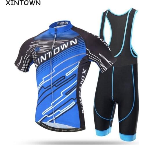 XINTOWN New Bicycle Bike Clothing Riding Jersey (bib) shorts set Clothes Breathable Sportswear ropa ciclismo Cycling Jersey Sets