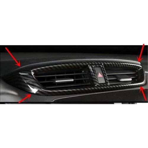 1pcs Chrome plated Air outlet of air conditioner style Car Automotive interior car window trim For Honda CR-V 2017 2018 2019