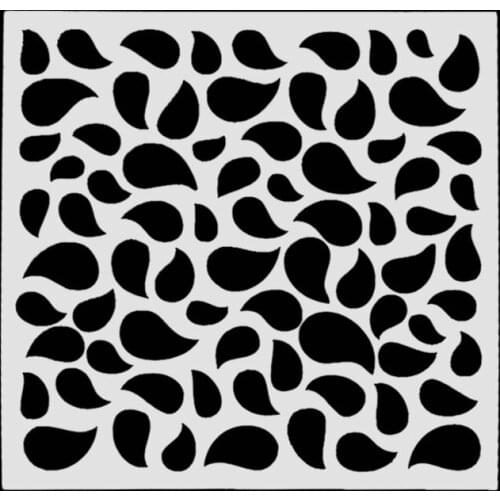 13*13 pvc Layering Stencils for DIY Scrapbooking/photo album Decorative Embossing DIY Paper Cards Crafts