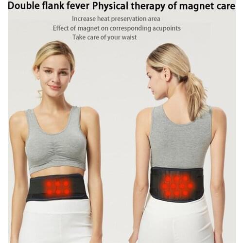 2021 Tourmaline Self-heating Magnetic Therapy Waist Shoulder Posture Corrector Spine Lumbar Brace Back Support Belt Pain Relief