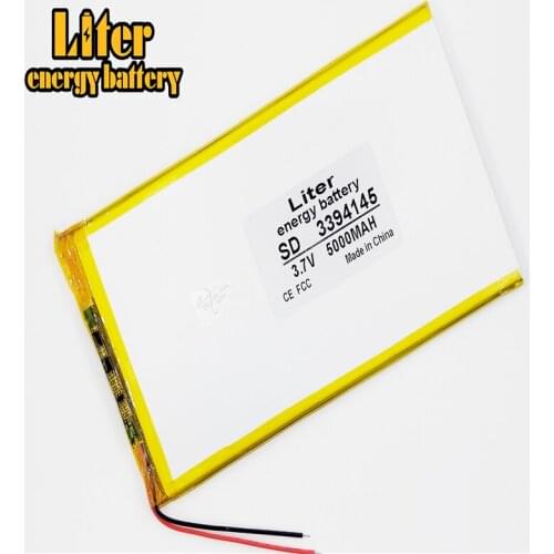 3394145 3.7V,5000mAH Polymer lithium ion / Li-ion battery for TOY,POWER BANK,GPS,mp3,mp4,cell phone,speaker