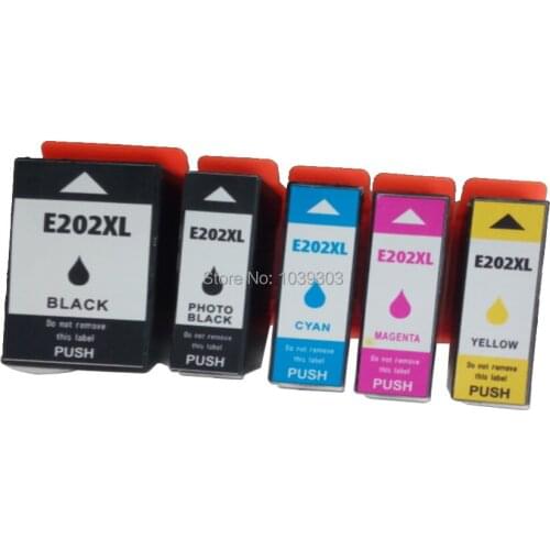 5Pack Compatible for Epson Expression premium xp-6000/ xp-6005 printer ink cartridge T202XL
