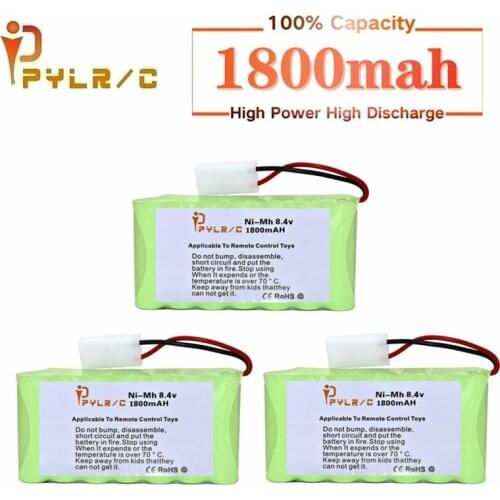 8.4v 1800mah Rechargeable Battery For Rc toys Cars Tank Robots Gun Boats AA NI-MH Battery 8.4v Battery Pack With Tamiya 2P Plug