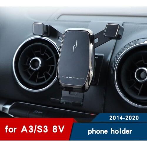 Car phone holder for audi a3 8v sportback accessories S3 8V phone stand Navigation bracket 2015 2014 2016 2017 2018 2019 2020