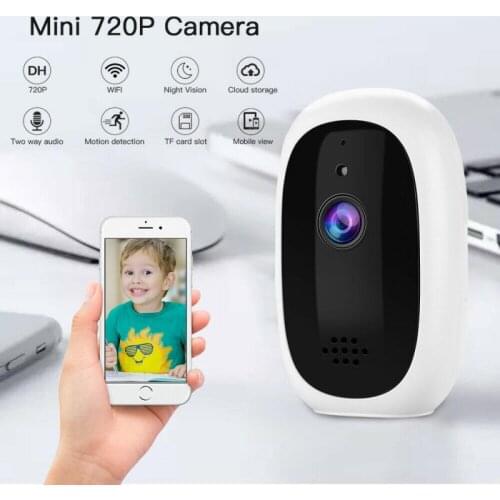 720P HD IR Night Inspecting Wireless Camera Home Security Smart Camera Intercom Pet House Monitor With Wide Angle Lens