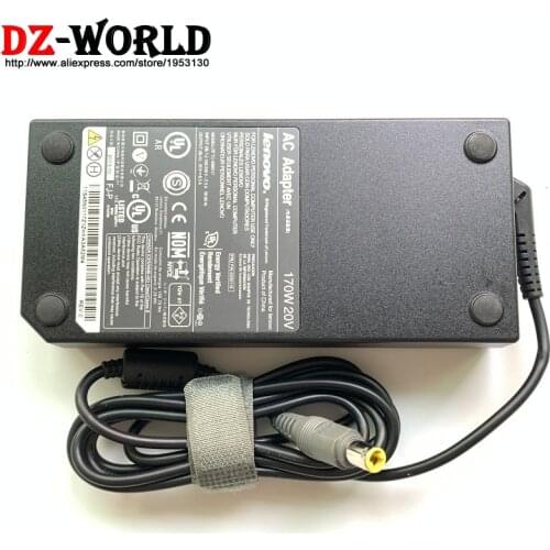 20V 8.5A 170W Original AC Adapter Charger Laptop Power Supply for Lenovo ThinkPad W520 W530 2P 45N0117 45N0114