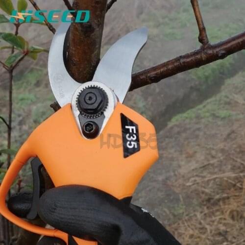Electric Pruning Shears Cordless Orchard Branches Cutter Cutting Tools Pruner Scissor Garden Pruning Tools Secateur 4AH Battery