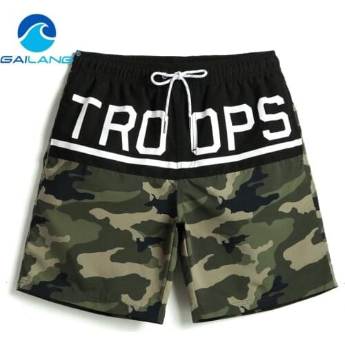Gailang Brand Men beach shorts style boxers for men Swimsuits Swimwear mens casual board bermuda quick drying shorts trunks
