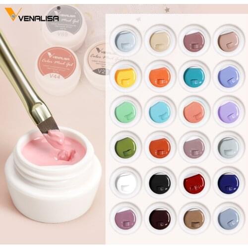 VENALISA 5g painting gel high quality thick jelly color mud uv gel Gel Paste Soak Off UV LED Nails Gel Polish For Nail art
