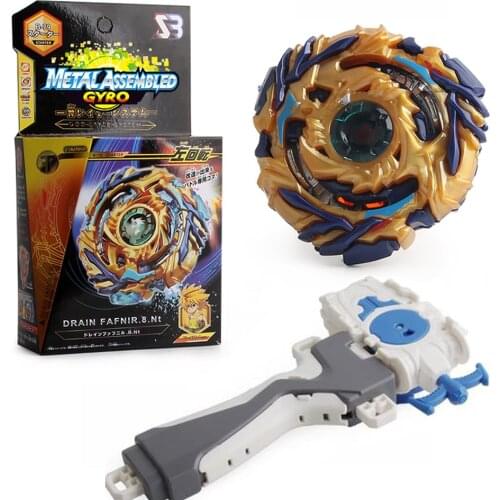 Classic SB Beyblades Burst B79 Metal Fusion Gyroscope with Grip Launcher and Handlebar One-way Antenna Alloy Gyro Toys for Kids