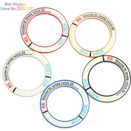 Lumiuous Car Engine Start Stop Ignition Key Ring for Forester Outback Legacy Impreza XV BRZ