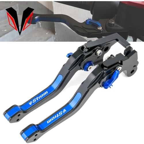 Motorcycle Adjustable Brake Clutch Levers For Suzuki DL650 Vstrom 650 2011-2021 V-Strom 650XT 2020 2021 DL250 2018 2019 Aluminum
