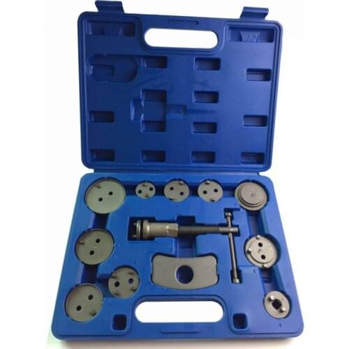 12pcs Universal Auto Car Precision Disc Brake Caliper Wind Back Tool Kit Brake Pad Brake Pump Brake Piston Car Repair Tool Kit