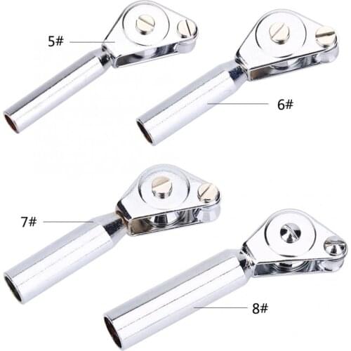 1Pcs 5/6/7/8# Stainless Steel Roller Rod Tip Guide Roll Line Tip Top Ring Replacement Parts Sea Boats Fishing Trolling Accessory