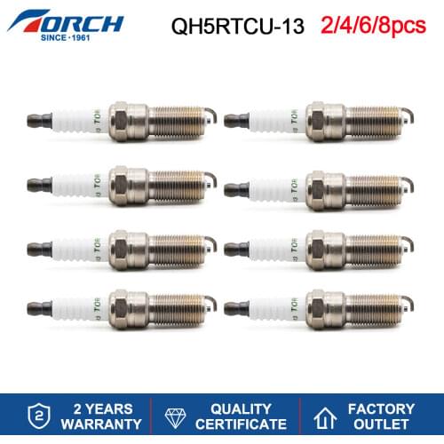 Original TORCH Spark Plug QH5RTCU-13 Replacement Candle Ignition for FORD for SUZUKI for OPEL for CHEVROLET for VOLVO for MAZDA