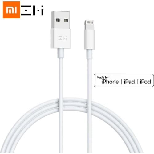 Original ZMI MFI usb lightning cable charger for iPhone 12 11 xs xr 8 7 6s 5se apple ipad pro Fast charging data wire 1m 2m 2.4A
