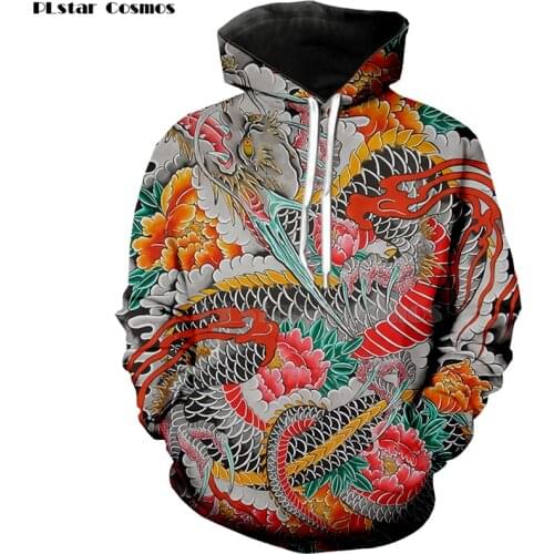 PLstar Cosmos Japanese Luxury Dragon Printed 3D Hoodies Men/Women Harajuku Sweatshirts Cool Hip Hop Pullovers Drop Shipping-4