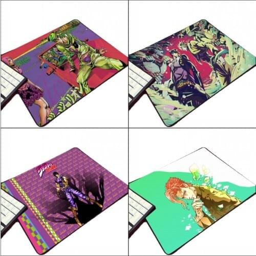 Mairuige Hot Animation Product Pc Computer Gaming Mousepad JoJos Bizarre Adventure Pattern Printed Mouse Pad for Jojo Fans