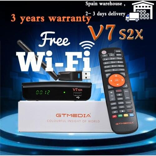 Receptor gtmedia V8X bulit-in wifi 1080P DVB-s/s2/s2x satellite receicver gtmedia V7 s2x with USB wif free FTA gtmedia V8 nova