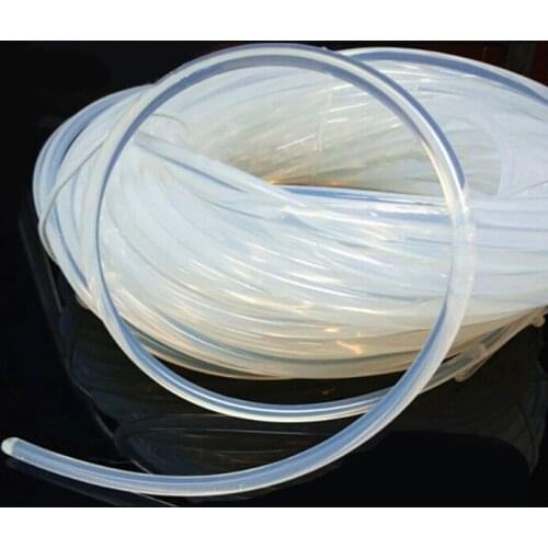 Clear silicone rubber strip round dia solid 1 2 3 4 5 `10 12 mm LED light outdoor spraying advertising cloth light box