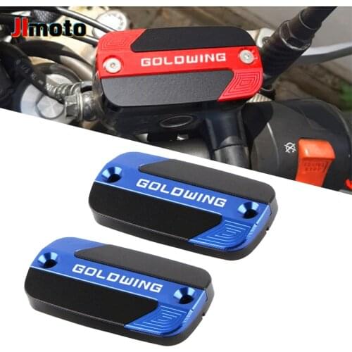 High Quality Motorcycle CNC Brake Master Cylinder Fluid Reservoir Cover Oil Cap For HONDA Valkyrie Goldwing 1500 1800 GL1800 VTX