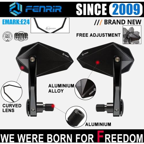EMARK Motorcycle Handlebar Bar End Mirror for Yamaha MT07 MT09 MT10 XSR700 XSR900 NIKEN TMAX XJ6 FZ6 FZ07 FZ09 FZ10 TDM850 XMAX