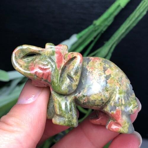 1pcs Natural dragon blood jasper hand carved dragon skull quartz crystal healing