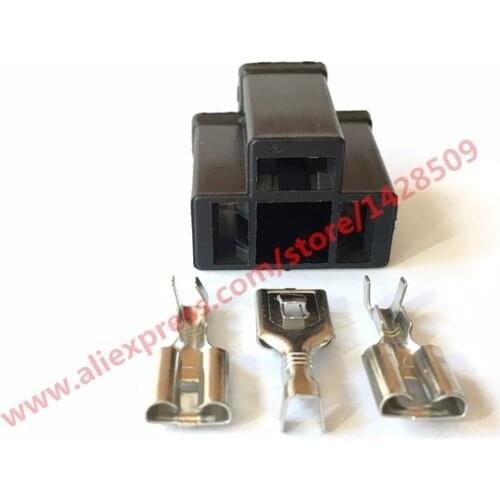 10 Sets 3 Pin Motorcycle H4 HID Wire Connector Lamp Holder Socket Electrical Connector Automotive Light Plug